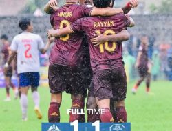 PERSIKA Tahan Imbang 1 – 1 PPSM