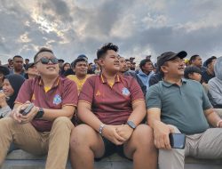 Rober Dan Adhe Saksikan Kemenangan PERSIKA Lawan PSIR Rembang