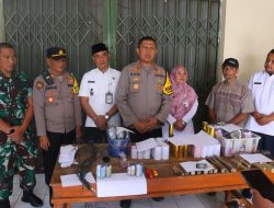 Polres Karanganyar Amankan 8,5 Kg Bubuk Mercon Dan Ratusan Mercon Siap Ledak Pasca Tragedi Ledakan Mercon Di Desa Blumbang