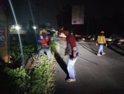 Lampu PJU Barat Sondokoro Mati, Pengguna Jalan Harap Hati – Hati