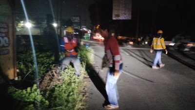 Lampu PJU Barat Sondokoro Mati, Pengguna Jalan Harap Hati – Hati