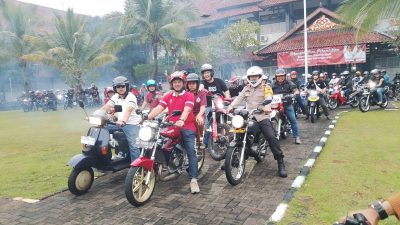 Ratusan Motor 2 Tak Penuhi Halaman Rumah Rakyat Karanganyar