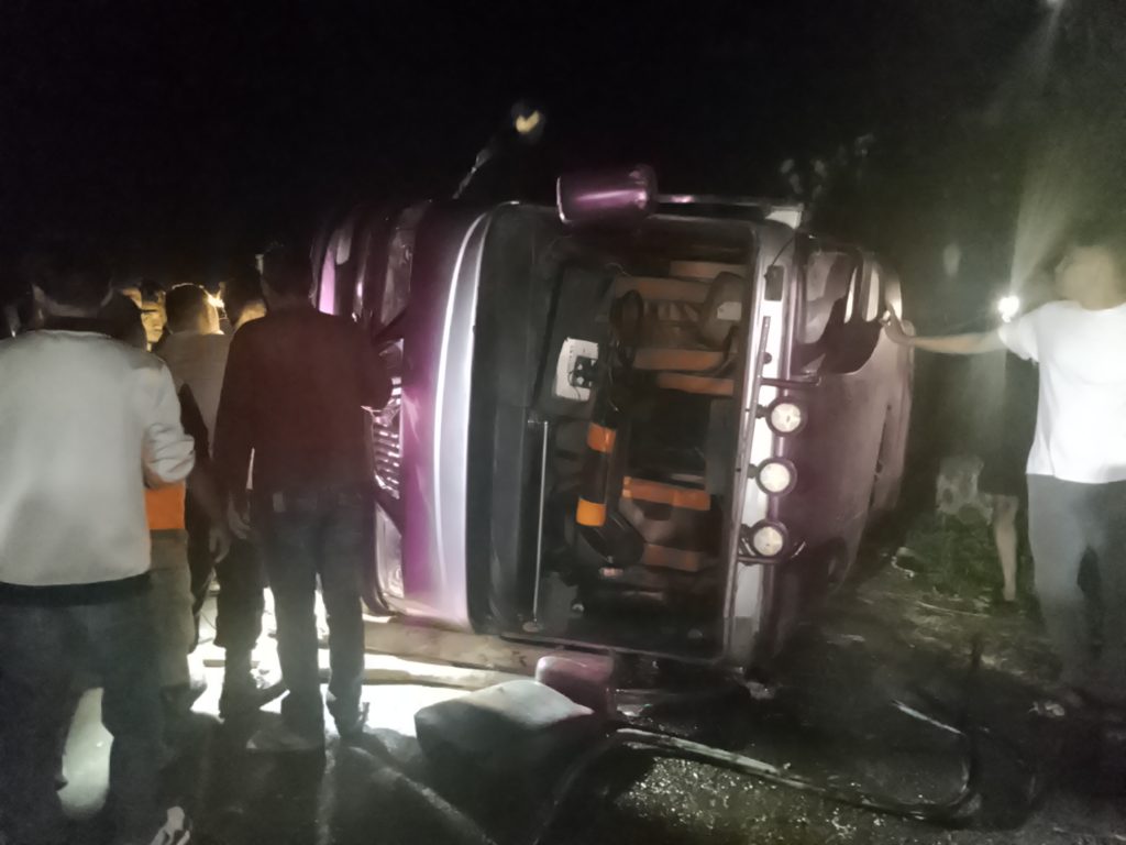 Warga girilayu Matesih alami kecelakaan tunggal