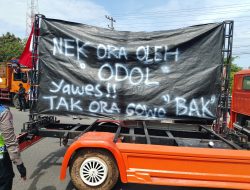 Aksi Damai Sopir Truk Se Solo Raya Atas Kebijakan Zero Odol
