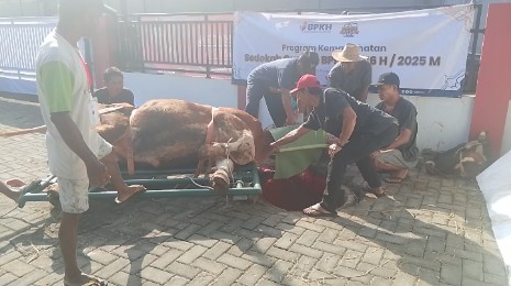 DPC PDI perjuangan Kabupaten Karanganyar rayakan Iddul Adha 