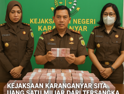Uang Satu Miliar Mikik Purwati DiSita Kejari Karanganyar