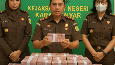 Uang Satu Miliar Mikik Purwati DiSita Kejari Karanganyar
