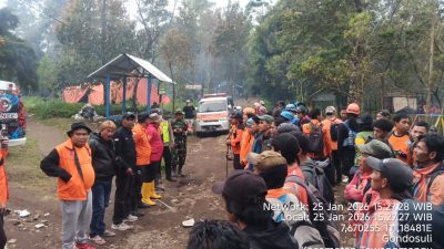 Operasi SAR di Bukit Mongkrang Diperpanjang, Pencarian Pendaki Asal Colomadu Dilanjutkan Tiga Hari