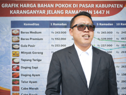 Pemerintah Karanganyar Jamin Stok Bahan Pangan Aman dan Harga Stabil Jelang Ramadhan 1447 H