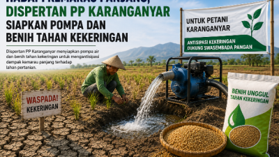 Hadapi Kemarau Panjang, Dispertan PP Karanganyar Siapkan Pompa dan Benih Tahan Kekeringan