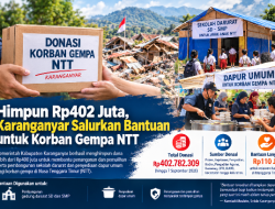 Himpun Rp402 Juta, PemKab Karanganyar Salurkan Bantuan untuk Korban Gempa NTT