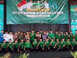 Inagurasi GP Ansor Karanganyar, Danang Usung Misi MANTAP 2025-2029
