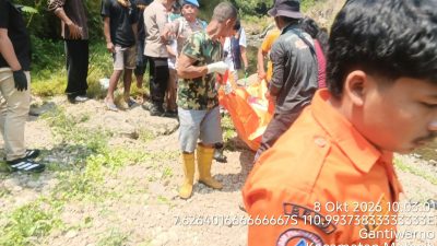 Dicari Keluarga karena Tak Pulang, Lansia Bolong Ditemukan Tak Bernyawa di Kali Samin