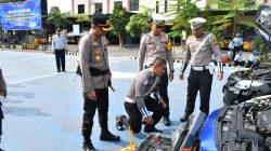 Awas! Knalpot Brong hingga Lawan Arus Terget Operasi Patuh Candi 2026 Satlantas Karanganyar