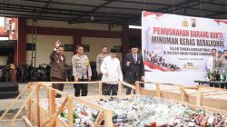 Tekan Angka Kriminalitas Jelang Nataru, Polres Karanganyar Musnahkan 3.326 Liter Miras
