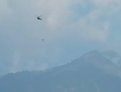 Waterbombing Mulai Dikerahkan Padamkan Karhutla Lawu, Dua Kali Penyiraman Dilakukan